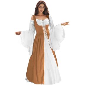 Renaissance Dress Women Medieval Dress Ren Faire Costume Renaissance Outfit Irish Dress Halloween Costume for Women