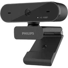 Philips Webcam for PC Streaming with Microphone - 2K Webcam for Desktop Web-Camera, Light Correction, Laptop Web Cam with 2 Mics, USB Camera for Gaming, Laptop/Mac/Zoom/YouTube/Video Calling/Office