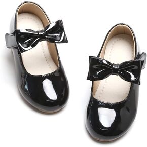 Toddler Flower Girl Dress Shoes - Little Girl Ballet Flats for Wedding Party