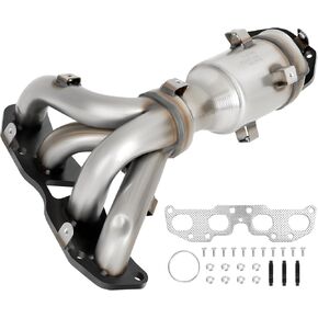 محول حفاز مشعب العادم AUTOSAVER88 مع مجموعة حشية متوافقة مع 2007-2017 Jeep Patriot/Compass 4WD، 2007-2008 Dodge Caliber AWD 2.4L Direct-Fit (متوافق مع EPA) in Kuwait