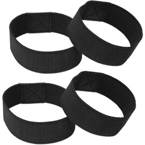 KALIONE 2 Pairs Shoe Straps Band,Anti-Loose Shoe Strap,Detachable Shoe Straps for Heels,Replacement Ankle Straps for Heels,Wide Elastic Shoe Band Strap for Women Girls Holding Loose High Heels,Black