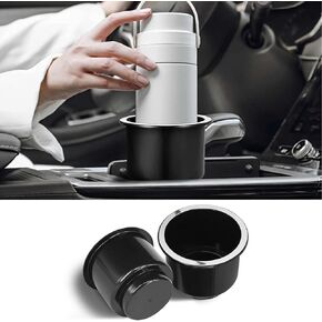 2PCS Cup Holder Insert, Car Cup Holder, Removable & Washable Automotive Center Console Cup Bracket, 4.33" x 3.62" Portable Water Cup Holder Replacement, Universal Car Interior Accessories for Most Car