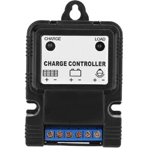 Solar Controller, PWM 6V/12V 3A Portable Solar Panel Charger Energy Controller Regulator Battery Regulator with LED Indicator 3 Operating Modes