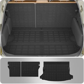 Floor Mats Compatible with 2024 Subaru Crosstrek XV Impreza Cargo Mat Cargo Liner TPE All Weather Back Seat Cover Protector Crosstrek Accessories (Trunk Mat+Backrest Mats+Floor Mats)