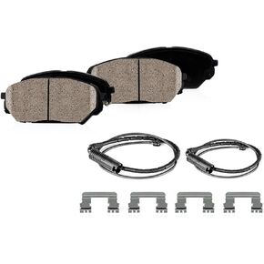 Callahan Brake Parts Front Brakes For 2014 2015 2016 2017 2018 2019 BMW i3 Ceramic Brake Pads with Sensor Wires