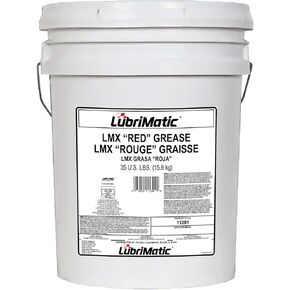 LubriMatic 11390 LMX Red High Performance Grease - 14 Ounce Cartridge (Pack of 10)