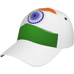 Cute India Flag Hat Men Women Adjustable Indian Baseball Cap Outdoor Snapback Baseball Hats
