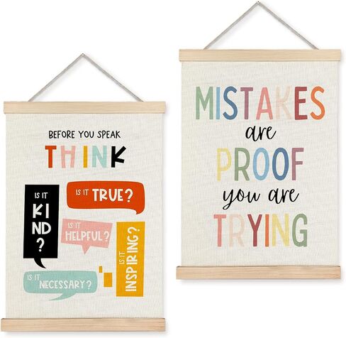 LUVADIAN Playroom Wall Decor, Playroom Rules Poster Hanger Frame, Play Room Wall Art, Boho Playroom Decor for Kids, Kids Room Wall Decor, Nursery Wall Art Decor, 12x16 Inches in Kuwait