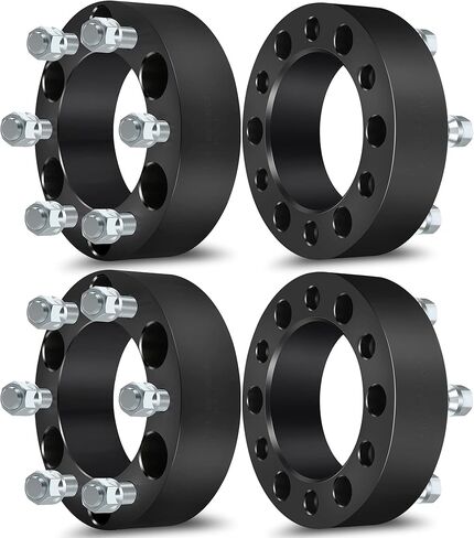 SCITOO 4Pcs 2 inch 6x5.5 Wheel Spacers 14x1.5 Studs Bore 108mm, 6x139.7mm Wheel Spacers Fit for Chevrolet,for GMC,for Cadillac-Silverado Suburban Sierra Savana 1500 Express Tahoe Yukon Escalade C2500 in Saudi Arabia