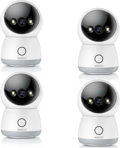 OOSSXX (One-Touch Call) 360° Pan/Tilt 3MP Baby Monitor Security Camera Indoor Wireless Nanny Cam Dog/Cat/Pet Camera with Phone App,Home/House/Door WiFi Cameras,2-Way Audio,Auto Tracking,Night Vision in Saudi Arabia