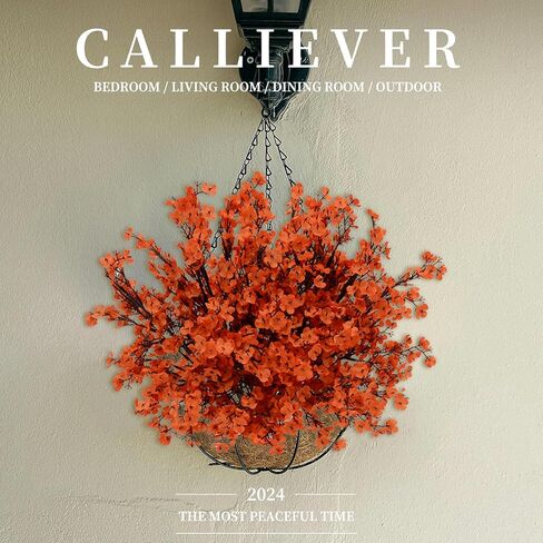 Babys Breath Artificial Flowers Gypsophila Bouquets Bulk Real Touch Fake Silk Flowers for Home Wedding DIY Floral Arrangement Kitchen Table Centerpiece Home Decor (Red, 12 Bundles) in Kuwait