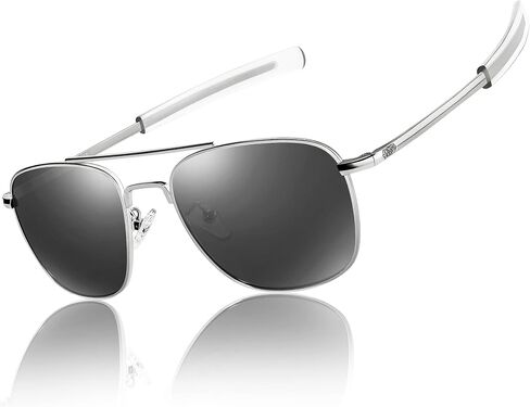 Aviator Sunglasses Lightweight TR90 Unbreakable Polarized Driving Metal Frame Pilot Sun Glasses with UV Protection in Saudi Arabia