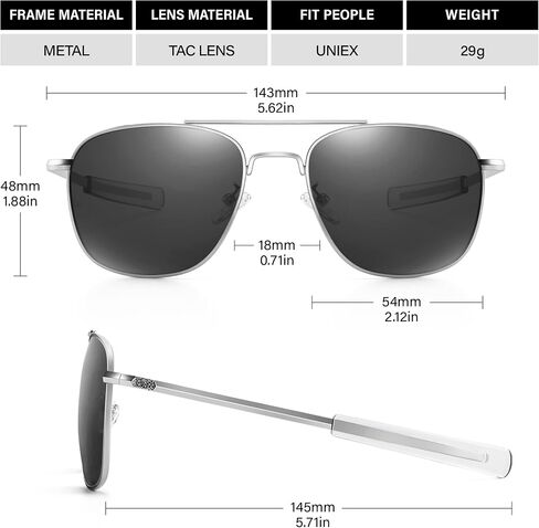 Aviator Sunglasses Lightweight TR90 Unbreakable Polarized Driving Metal Frame Pilot Sun Glasses with UV Protection in Saudi Arabia