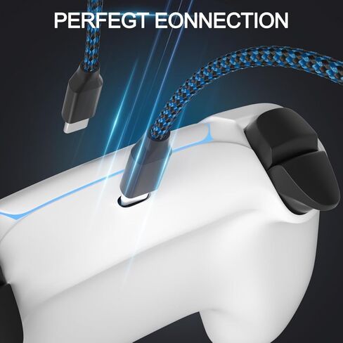 USB C Cable PS5 Controller Charger for Xbox Series X Core Controller,Series S,PlayStation-5,PS-5 Charger Cable,Type-C PS5 Charging Cord for Xbox Series S Accessories,USB-C Dual-Sense Data Charge 6FT in Kuwait