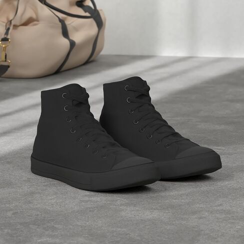 Shoes for Crews Pembroke, Men's, Women's, Unisex Slip Resistant Work Shoes, Water Resistant Sneakers, Black Canvas or Leather in Kuwait