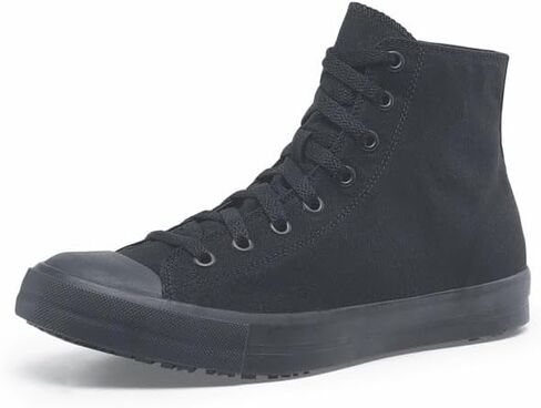 Shoes for Crews Pembroke, Men's, Women's, Unisex Slip Resistant Work Shoes, Water Resistant Sneakers, Black Canvas or Leather in Kuwait