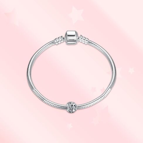 حرف T سحر 925 فضة الأبجدية الخرزة للأساور تهجئة كلمتك in Kuwait