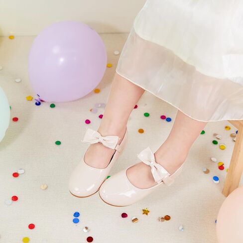 Toddler Flower Girl Dress Shoes - Little Girl Ballet Flats for Wedding Party in Kuwait