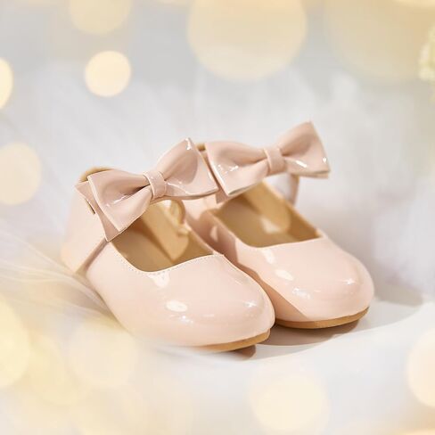 Toddler Flower Girl Dress Shoes - Little Girl Ballet Flats for Wedding Party in Kuwait