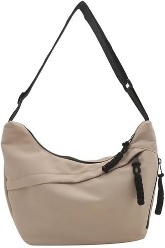Fashionable Nylon Crossbody Bag Sling Crescent Bag with Adjustable Strap Nylon Hobo Shoulder Bag For Men And Women in Saudi Arabia