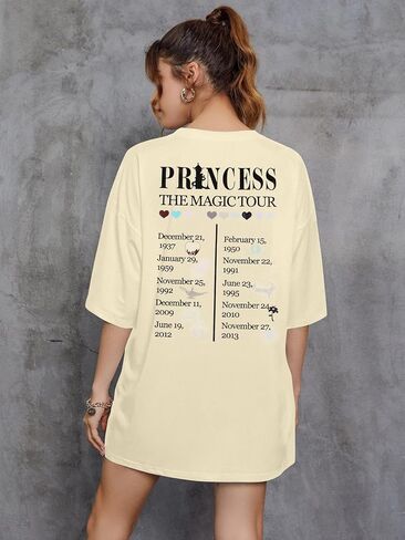 Princess Shirts for Women Ladies Magic Shirt Family Girl Trip Tee Holiday Vacation Short Sleeve Tops in Kuwait