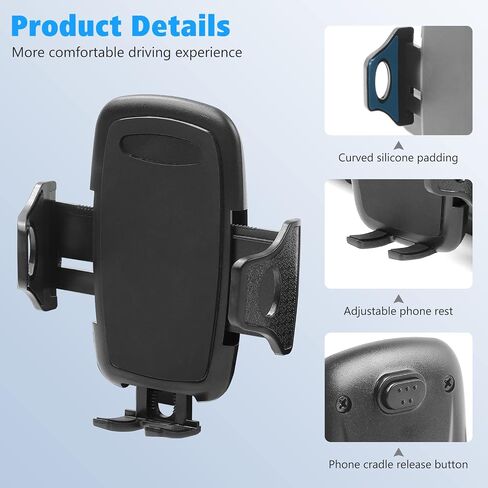 JeCar JL Dash Phone Mount Dashboard Cellphone Holder with Storage Tray Interior Accessories Compatible with Jeep Wrangler 2018-2023 JL JLU & 2020-2023 Gladiator JT Truck in Saudi Arabia