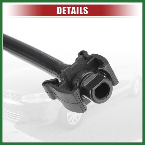 Motoforti Coolant Radiator Reservoir Tank Overflow Hose Fit for Ford Fiesta S SE 1.6L 2011-2019 No.8V2Z-8B081-B/8V2Z-8B081-A - Pack of 1 Long-lasting in Saudi Arabia