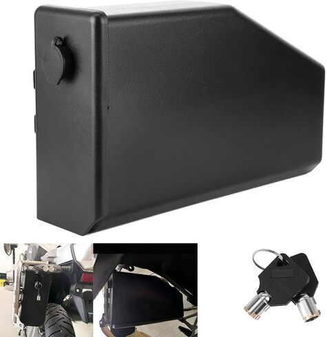 صندوق أدوات Acouto للدراجات النارية، صندوق أدوات الدراجات النارية لـ R1200GS 2004-2018 لـ R1250GS F750GS F850GS 2018 2019، ملحقات حاوية أدوات الدراجة النارية للمقعد الخلفي الأيسر in Saudi Arabia