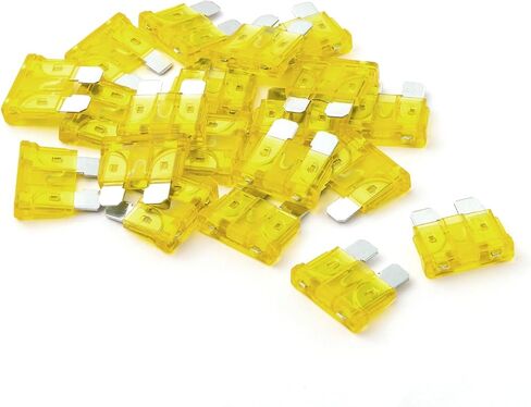 100Pcs 3 Amp Fuses Stanbdard Fuse, 3A Car Fuse Blade for Automotive, Truck, Boat, Motorcycle in Saudi Arabia
