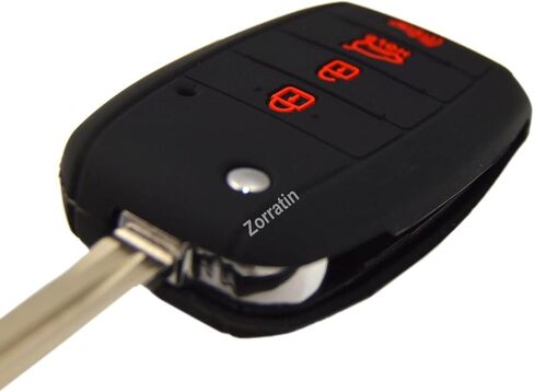 Silicone Rubber Key Fob Cover Case Protectors for Kia Sorento Sportage Rio Soul Forte Optima Carens Flip Remote in Saudi Arabia