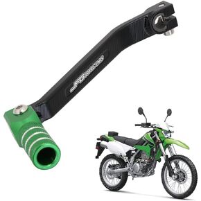JFG RACING Motorcycle Folding Gear Shifter Shift Lever Pedal CNC For KLX250 D-TRACKER 2001-2020 Dirt Bike Green