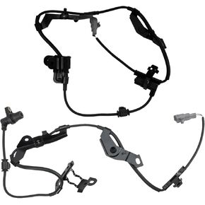 TRQ Front ABS Wheel Speed Sensor Set Compatible with 1996-2002 Toyota 4Runner 1998-2000 Tacoma