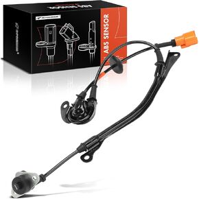 A-Premium ABS Wheel Speed Sensor Compatible with Honda, Acura Models - Civic 1992-1995, Civic del Sol 1995-1997, Integra 1994-1997, FWD - Front Left Driver Side, Replace# 57455SR3801, 57455SR3800
