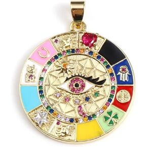 DYFUHO Horus Eye Amulet Magical Lucky Symbols Horus Eye for Women Men
