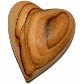 Galileecraft Olive Wood Carved Hearts Made in Bethlehem Perfect Quality