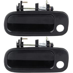 ECCPP Exterior Door Handles 1992-1996 for Toyota for Camry Outer Replacement Front Driver Left Door Handles 2pcs Black 6922033020, 77619