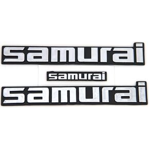 Legion Part Store Aftermarket for Suzuki Samurai Side and Dash Emblems 3 PC Set