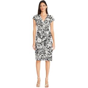Maggy London Women's Printed Matte Jersey Wrap