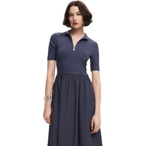 Desigual Women's Woman Woven Dress Short Sleeve