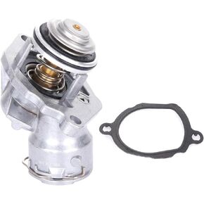 OCPTY Thermostat Housing Fit for Mercedes-Benz C230 2006-2007,for Mercedes-Benz C250 2011-2012,for Mercedes-Benz C280 2006-2007 Engine Coolant Thermostat Housing Assembly Replaces 2722000115