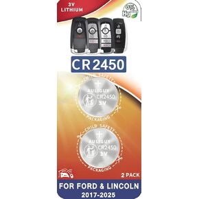 Key Fob Replacement Batteries for Ford/Lincoln 2017-2025 F150 Explorer Edge Fusion Bronco Escape Mustang Expedition Transit Ranger Maverick EcoSport MK Nautilus Navigator Lightning Smart Remote
