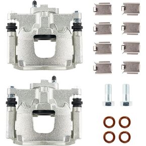 PHILTOP 18B5046+18B5047 Rear Disc Brake Caliper Assembly Replacement For Jeep Liberty 2008-2012, Wrangler 2007-2017, Wrangler JK 2018-2018, Dodge Nitro 2007-2011, 2pcs Rear Driver and Passenger Side