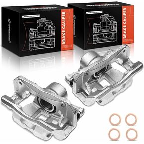 A-Premium Disc Brake Caliper Assembly with Bracket Compatible with Select Honda and Acura Models - Accord SE/Sport/Touring 2016-2017, Civic Si 2017-2020, ILX 2019-2020 - Front Driver and Passenger