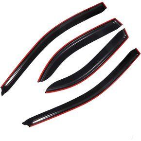 OCPTY 4Pcs Tape on Window Visor fit for 2002-2006 For Toyota Camry Side Window Deflector Rain Shade Visors