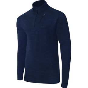 Terramar Men's Ecolator Half Zip Long Sleeve Shirt