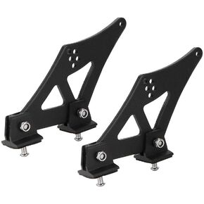 Aramox Spoiler Mount Brackets, 5" Universal Car CNC Aluminum Alloy Rear Wing Trunk Racing Tail Spoiler Legs Mount Brackets