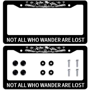 Sunflower Butterfly License Plate Frame Flower Insect Car Front License Plate Personalise License Plate Frames Rust-Proof Stainless Steel Metal Car Plates Tag Funny Decor Men Women 12.2" X 6.2"