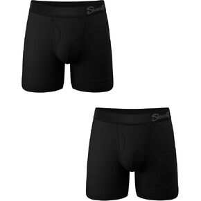 Shinesty Hammock Support Mens Pouch Underwear | Boxer Briefs with Fly | 2 Pack