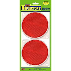 Hy-Ko Products CDRF-3R Nail On Reflector 3 1/4 Diameter Red, 0.5 Ounce (Pack of 2)