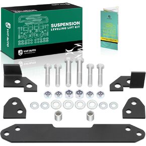 YHTAUTO 2 inch Front and Rear Leveling Lift Kit w/Hardwares Compatible with 2014-2023 Honda Foreman 500 & Rancher 420, Fit SRA Model(Solid Rear Axle) Only, Suspension Leveling Lift Kit Set of 5